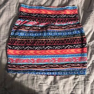 Colorful Mini Skirt